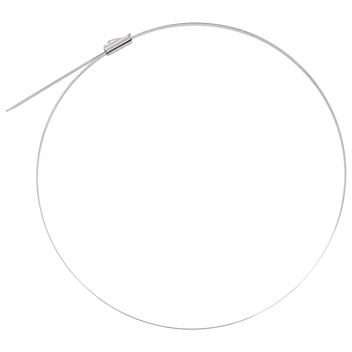 Veza za kabel 12 kom. 4,6 x 400 mm Srebrna