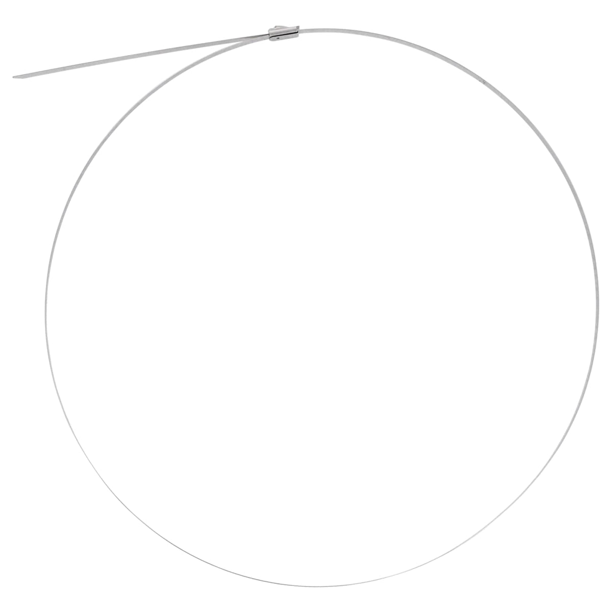Veza za kabel 50 kom. 4,6 x 700 mm Srebrna