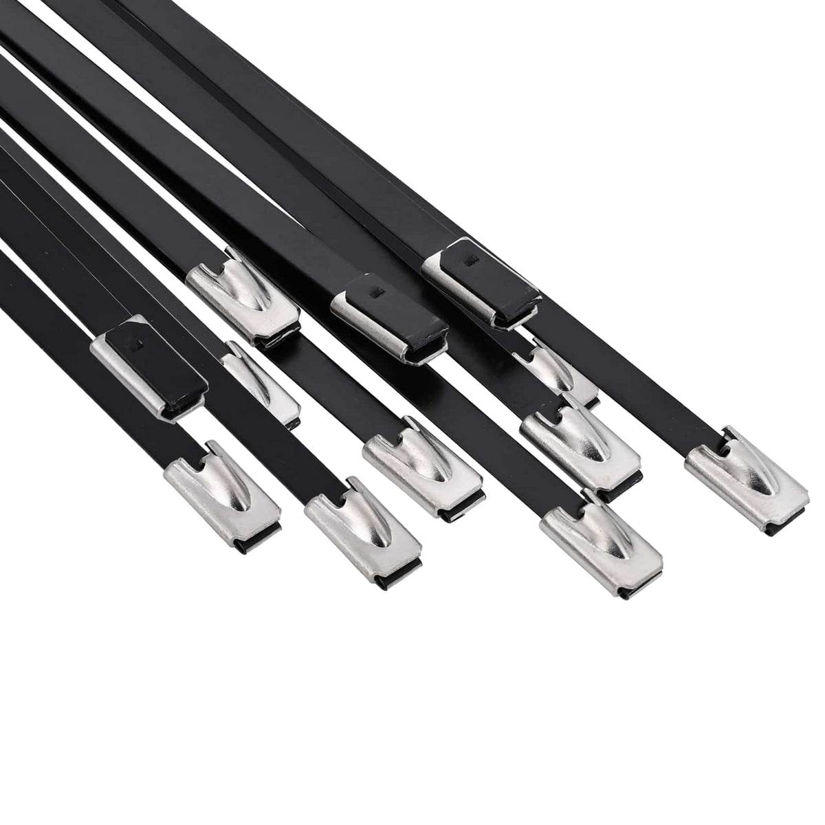 Veza za kabel 12 kom. 4,6 x 700 mm Crna