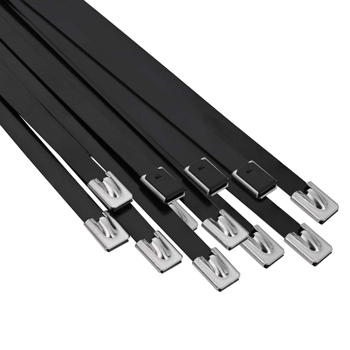 Veza za kabel 12 kom. 7,9 x 200 mm Crna
