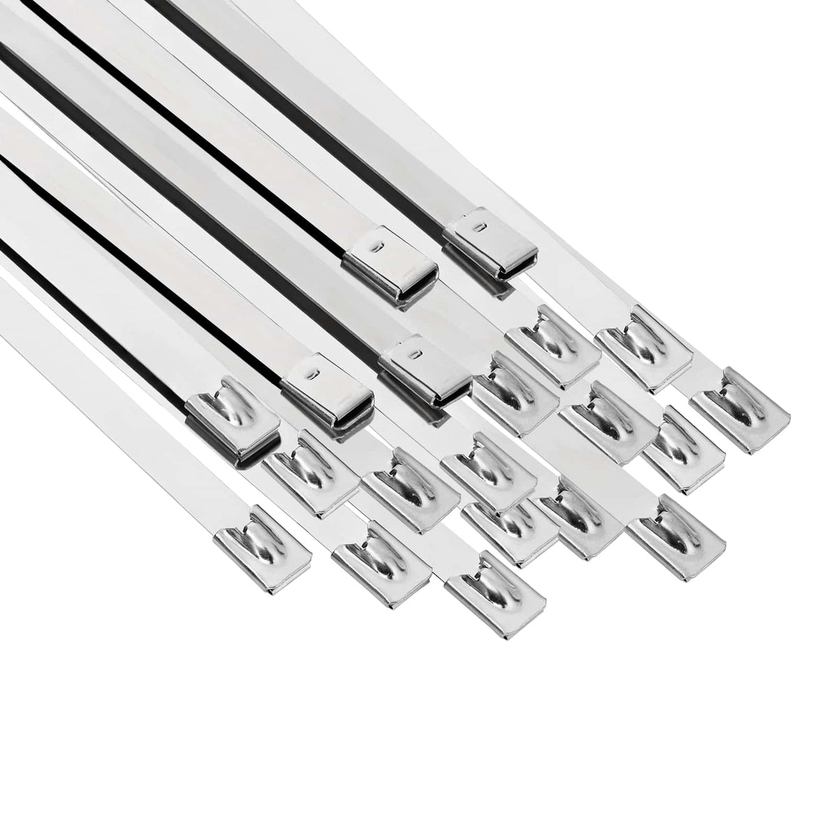 Veza za kabel 25 kom. 7,9 x 350 mm Srebrna