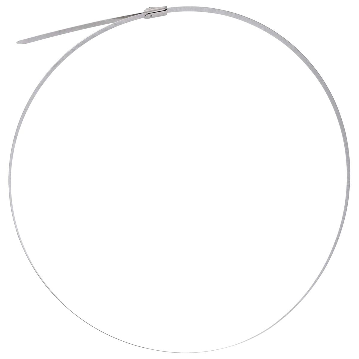 Veza za kabel 12 kom. 7,9 x 600 mm Srebrna