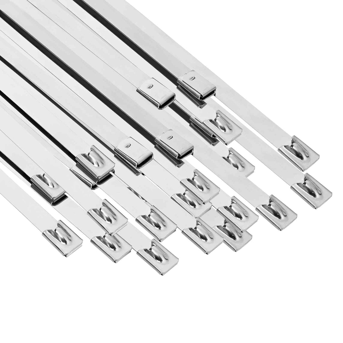 Veza za kabel 50 kom. 7,9 x 700 mm Srebrna