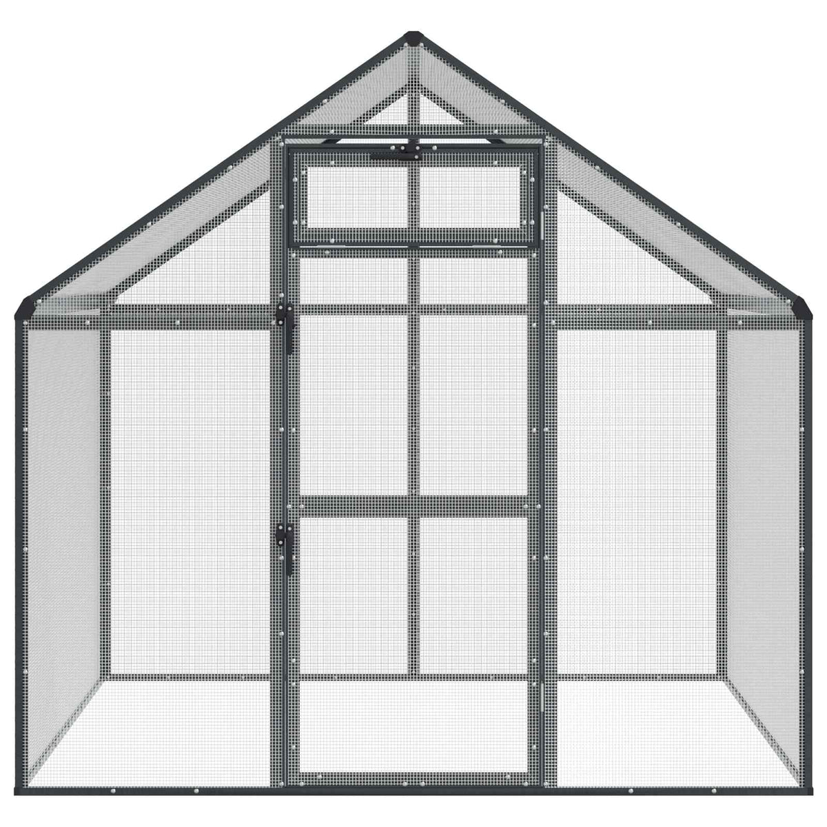 Kavez za ptice Antracit 181,5 x 110,5 x 173,5 cm