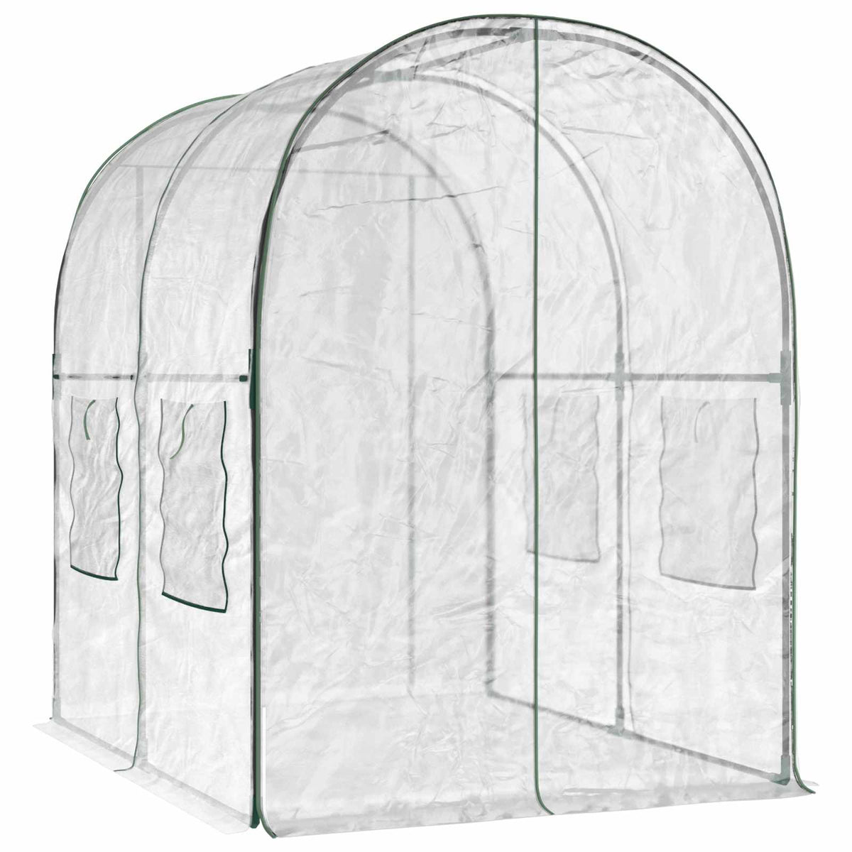 Staklenik s okvirom 160 x 200 x 192,5 cm PVC *Transparent*an