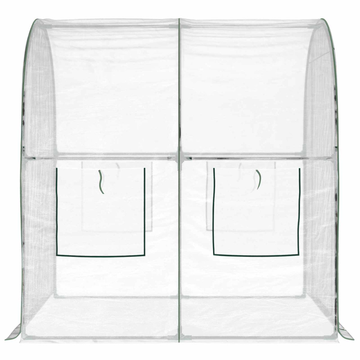 Staklenik s okvirom 160 x 200 x 192,5 cm PVC *Transparent*an