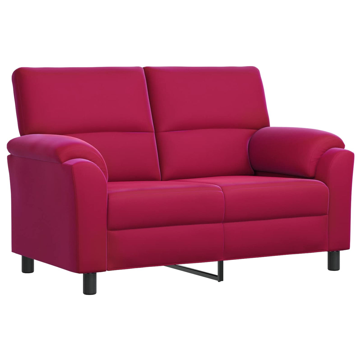 Set sofe 2 pcs Vinska crvena Baršun