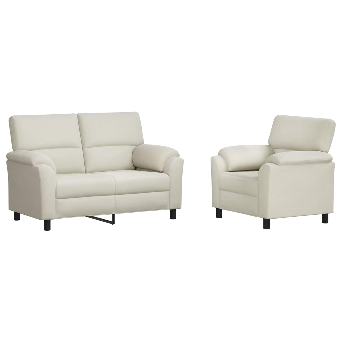 Set sofe 2 pcs Krem Baršun