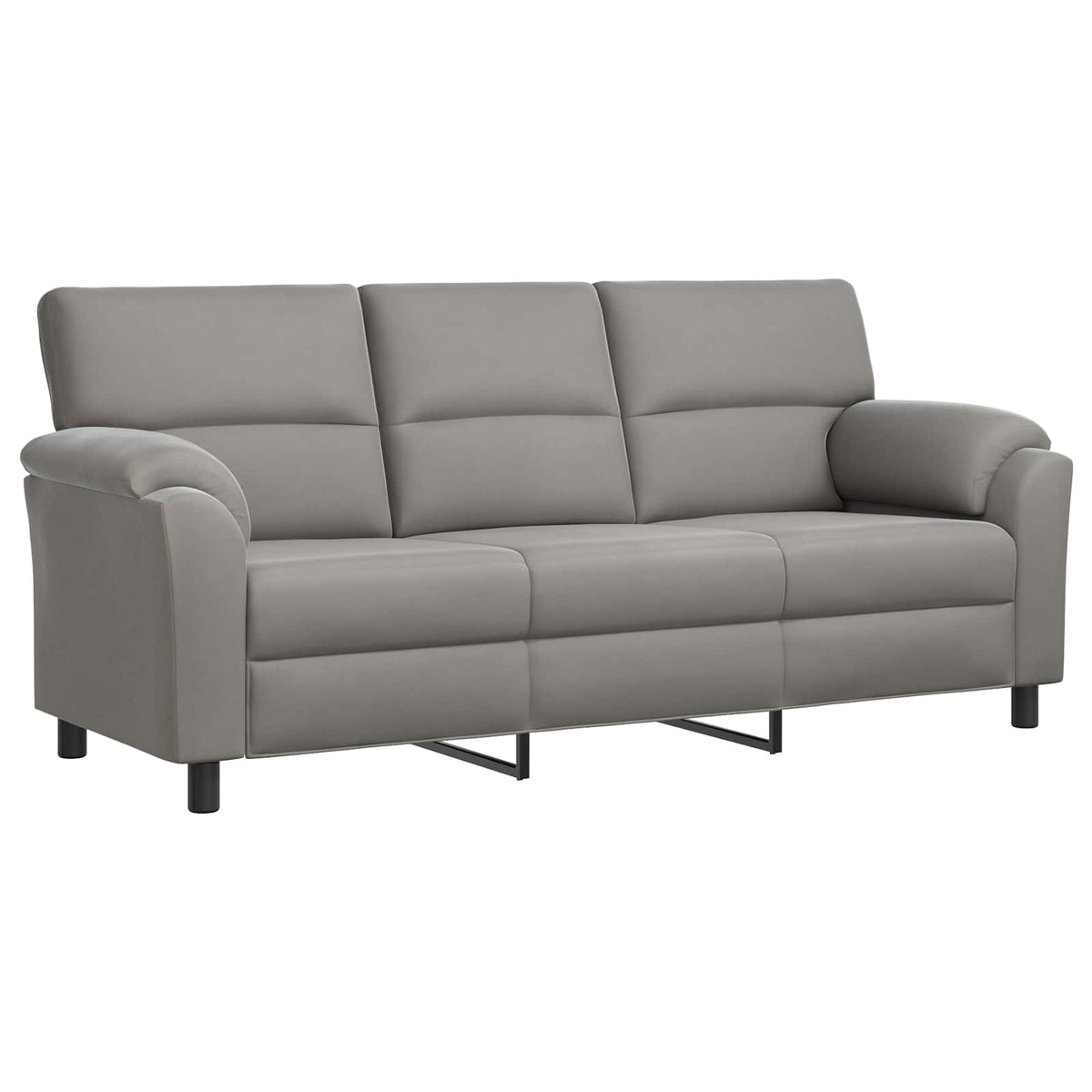 Set sofe 3 pcs Svjetlosiva Baršun