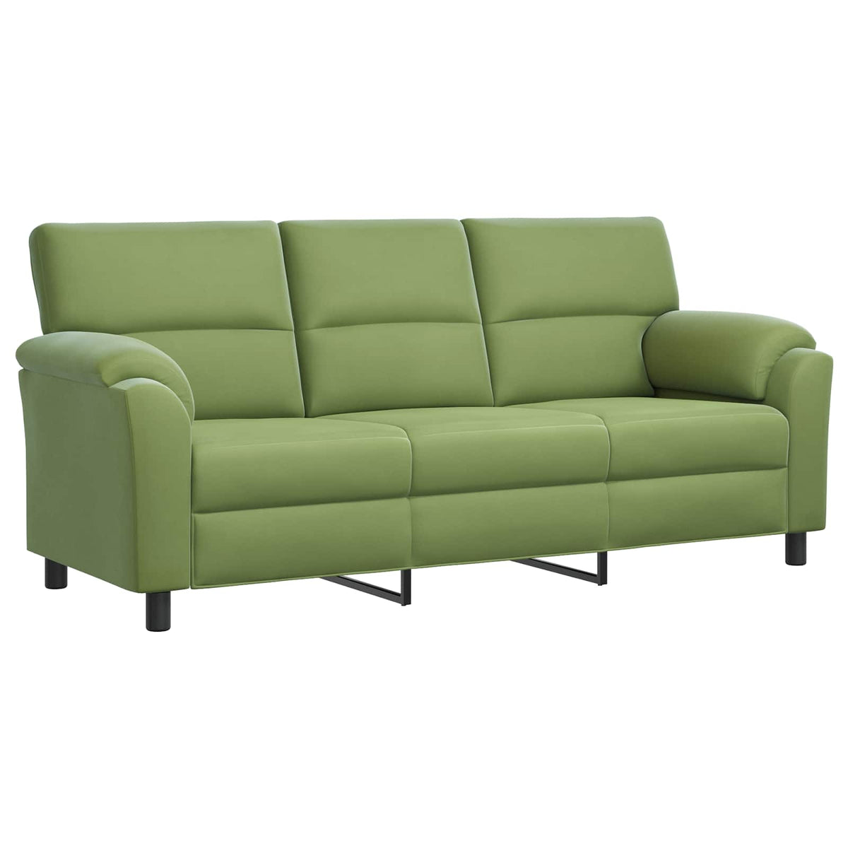 Set sofe 2 pcs Svijetlo zelena Baršun