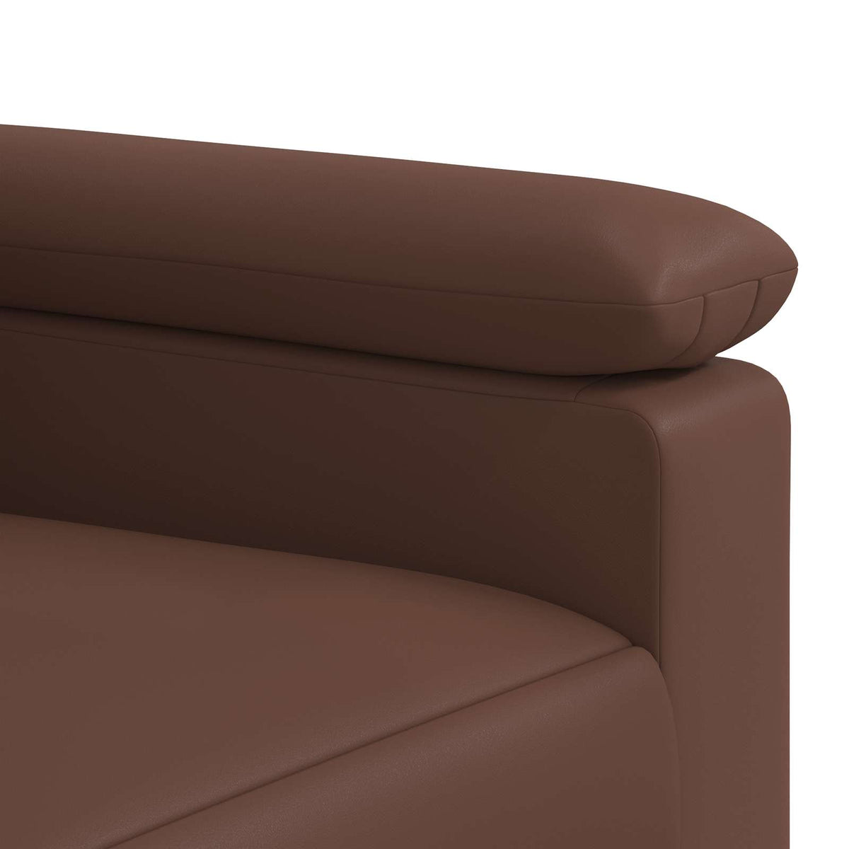 Set sofe 2 pcs Smeđa Umjetna koža