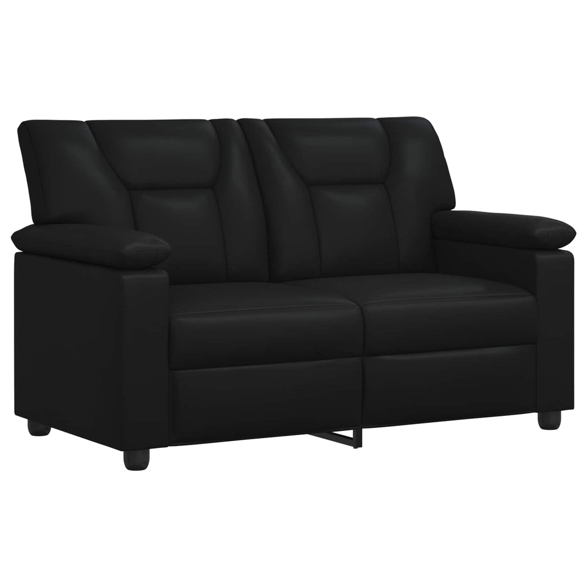 Set sofe 3 pcs Crna Umjetna koža