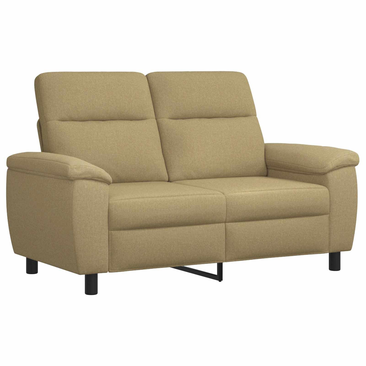 Set sofe 2 pcs Svijetlosmeđa Tkanina