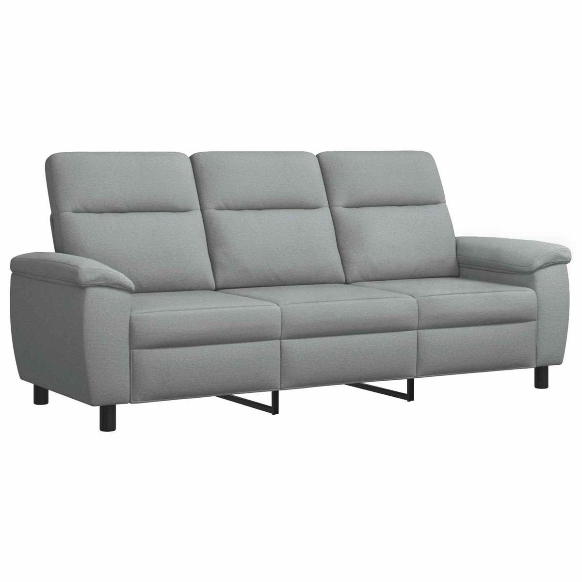 Set sofe 3 pcs Svjetlosiva Tkanina