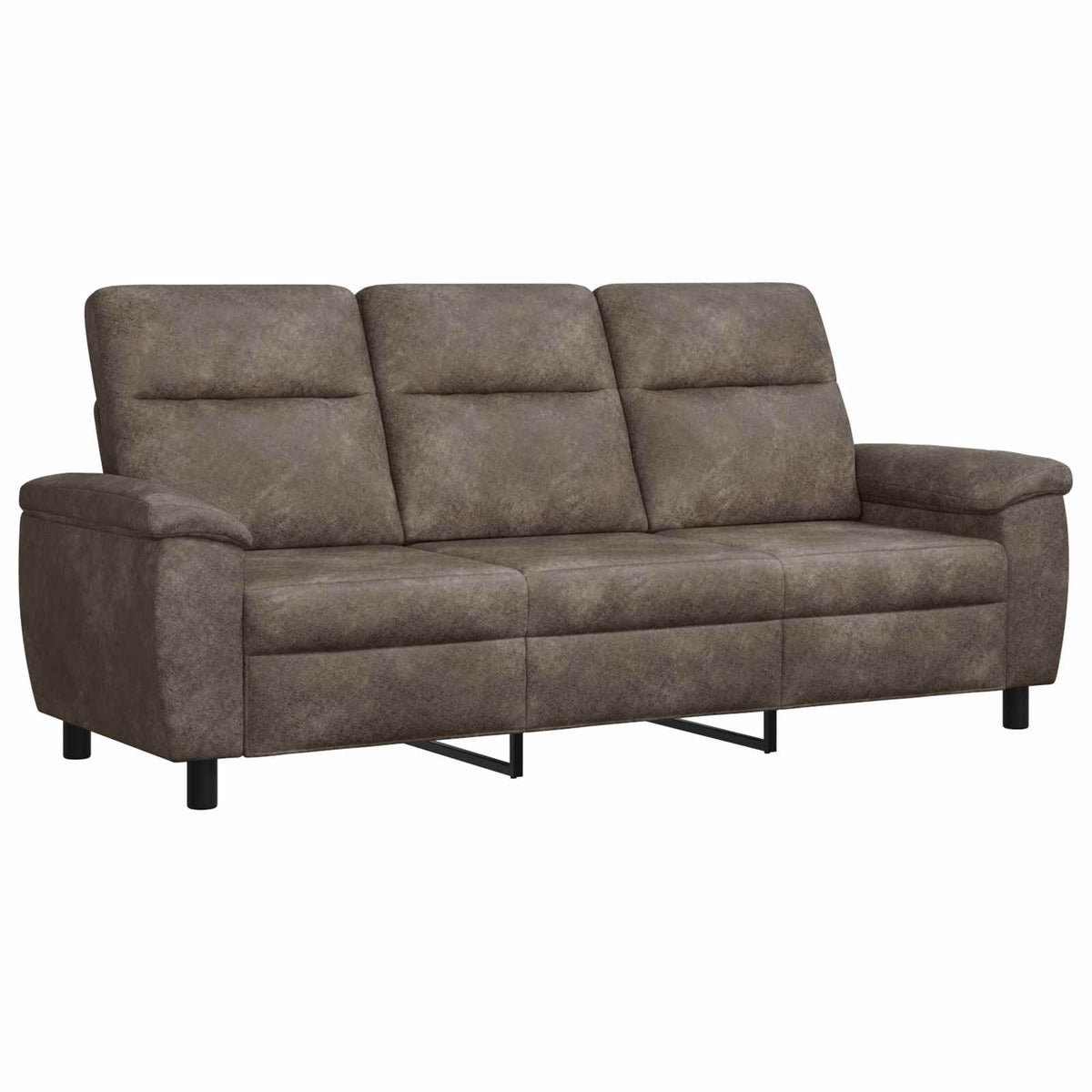 Set sofe 3 pcs Tamnosiva Umetnička suknja koža