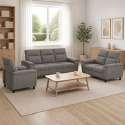 Set sofe 3 pcs Sivosmeđa Tkanina