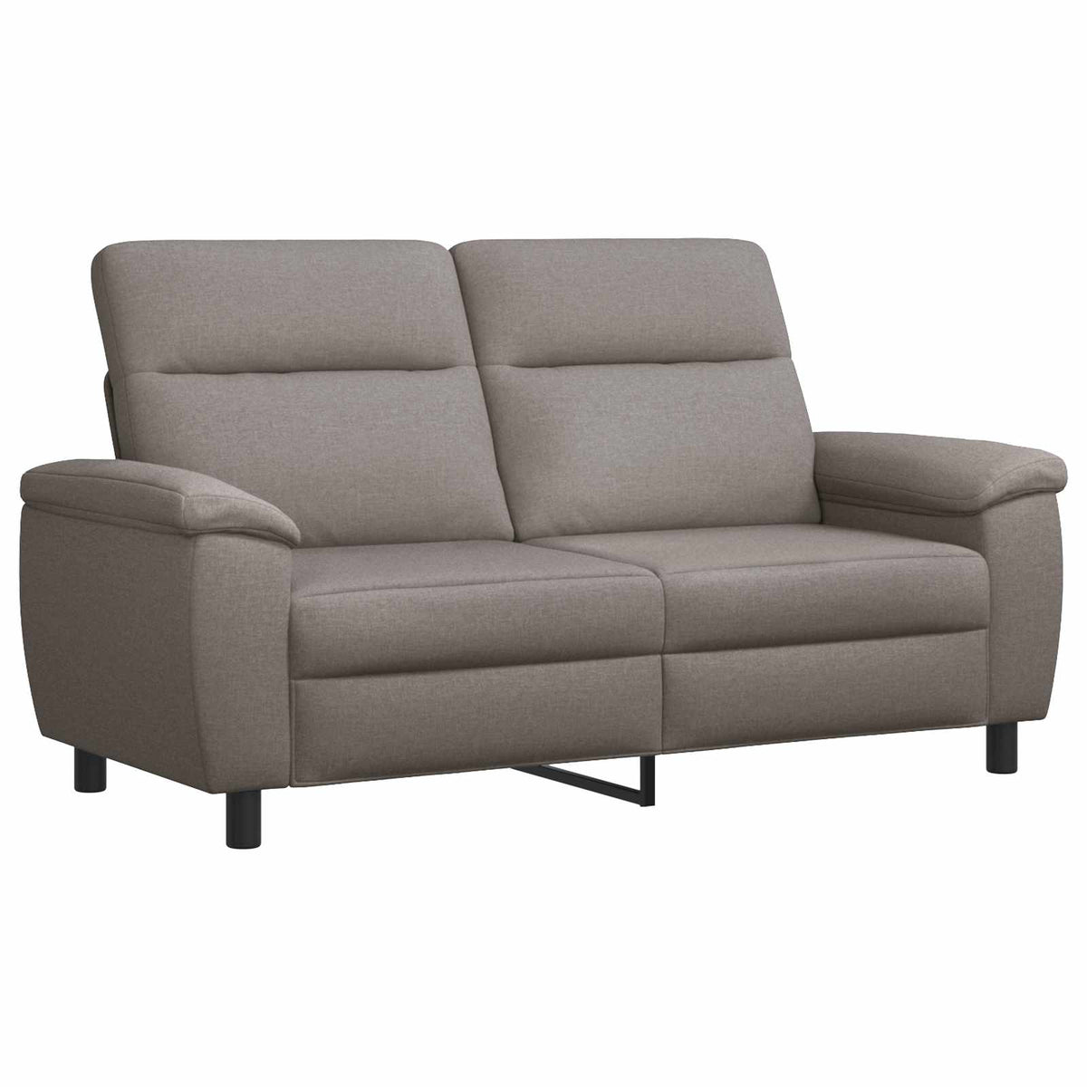 Set sofe 3 pcs Sivosmeđa Tkanina