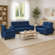 Set sofe 3 pcs Plava Tkanina