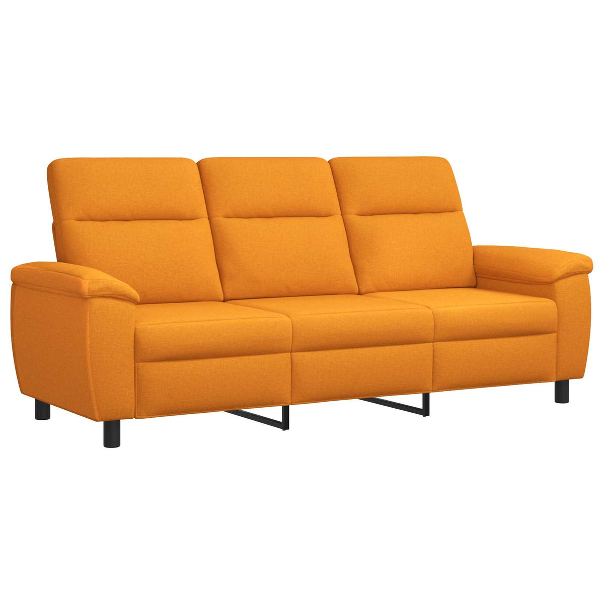 Set sofe 3 pcs Tamno žuta Tkanina