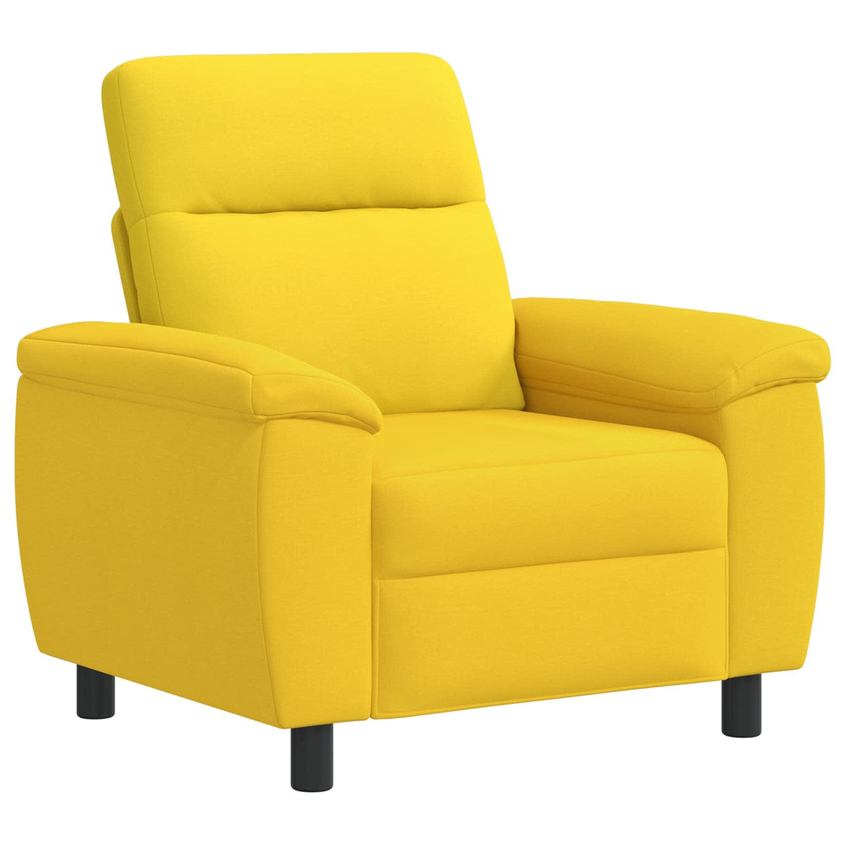 Set sofe 3 pcs Svijetlo žuta Tkanina