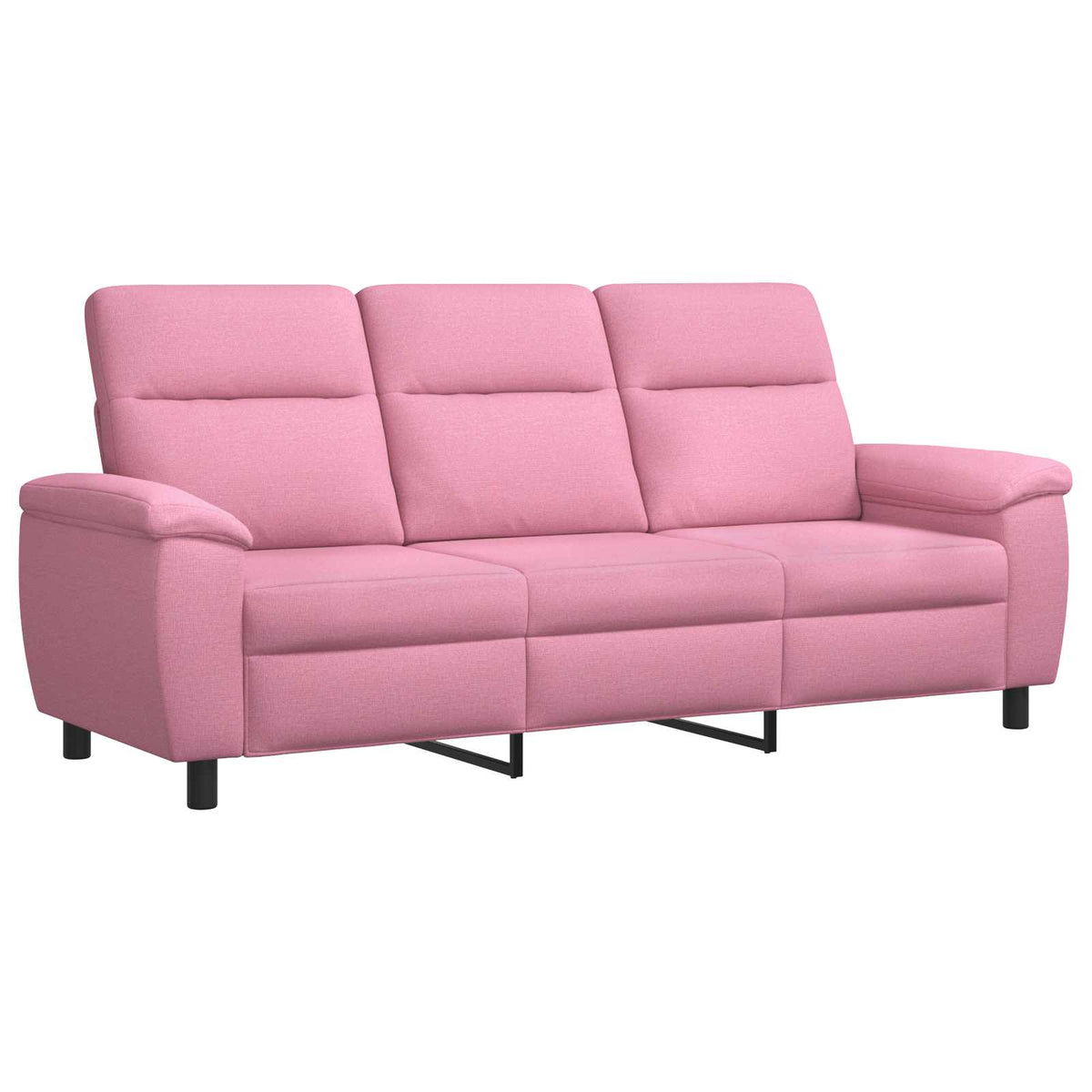 Set sofe 3 pcs Ružičasta Tkanina