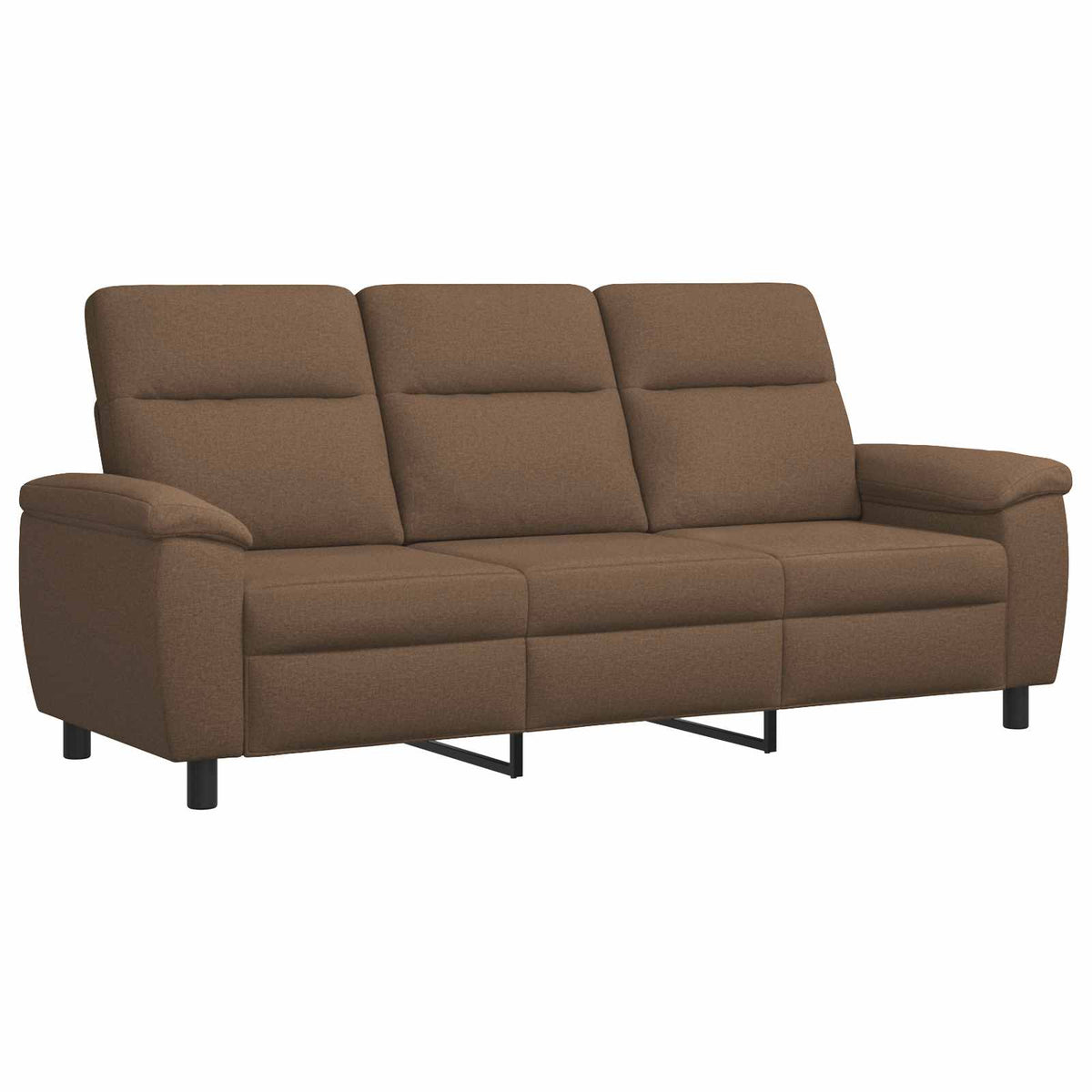 Set sofe 3 pcs Smeđa Tkanina