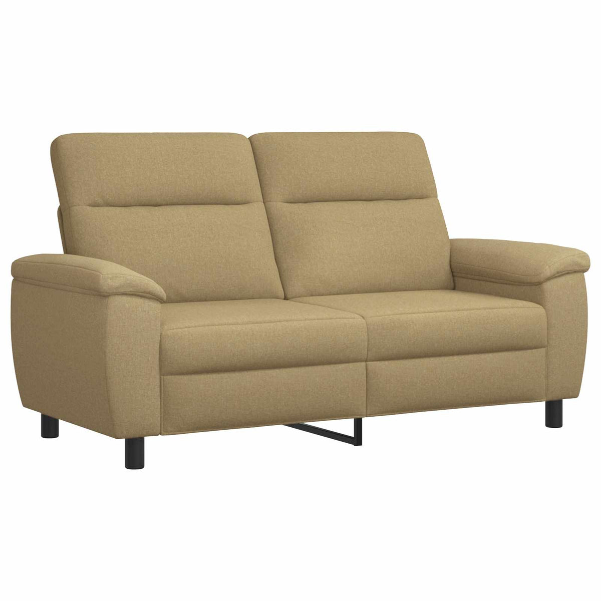 Set sofe 3 pcs Svijetlosmeđa Tkanina