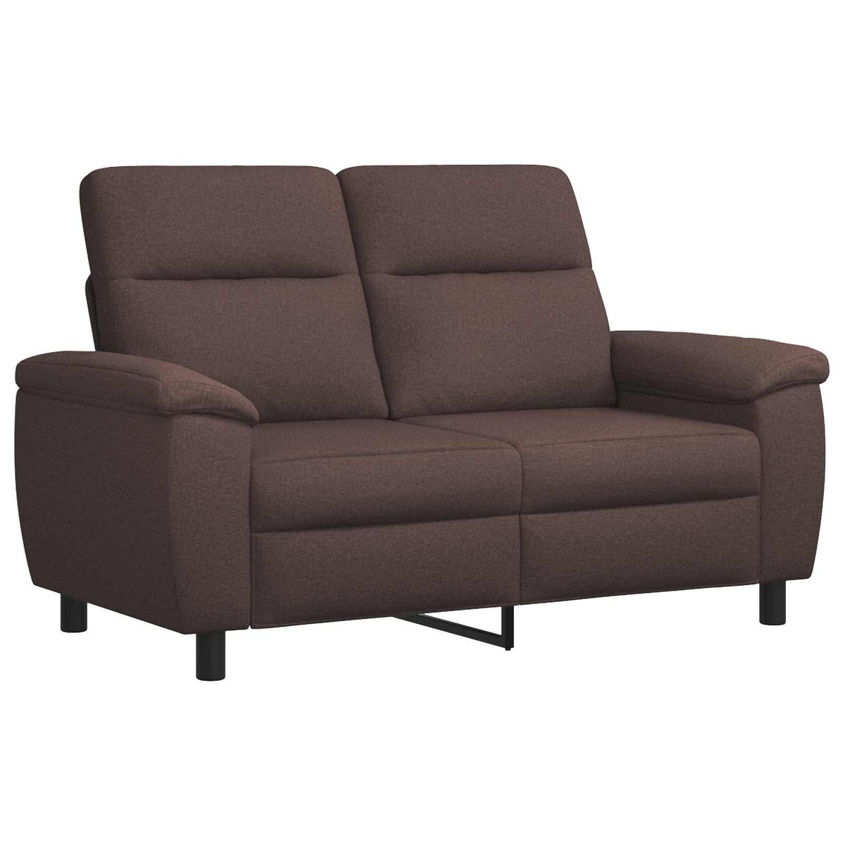 Set sofe 2 pcs Tamno smeđa Tkanina