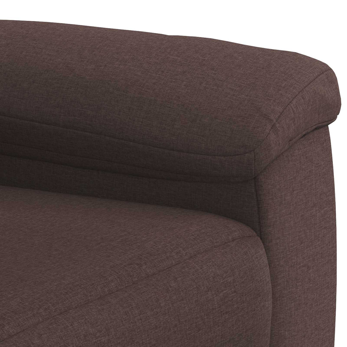 Set sofe 2 pcs Tamno smeđa Tkanina