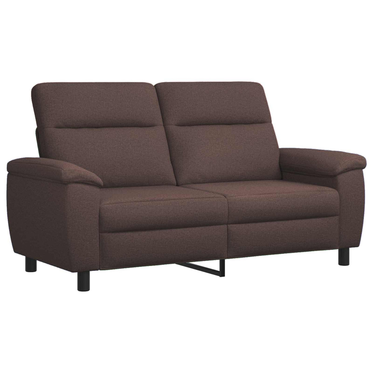 Set sofe 2 pcs Tamno smeđa Tkanina