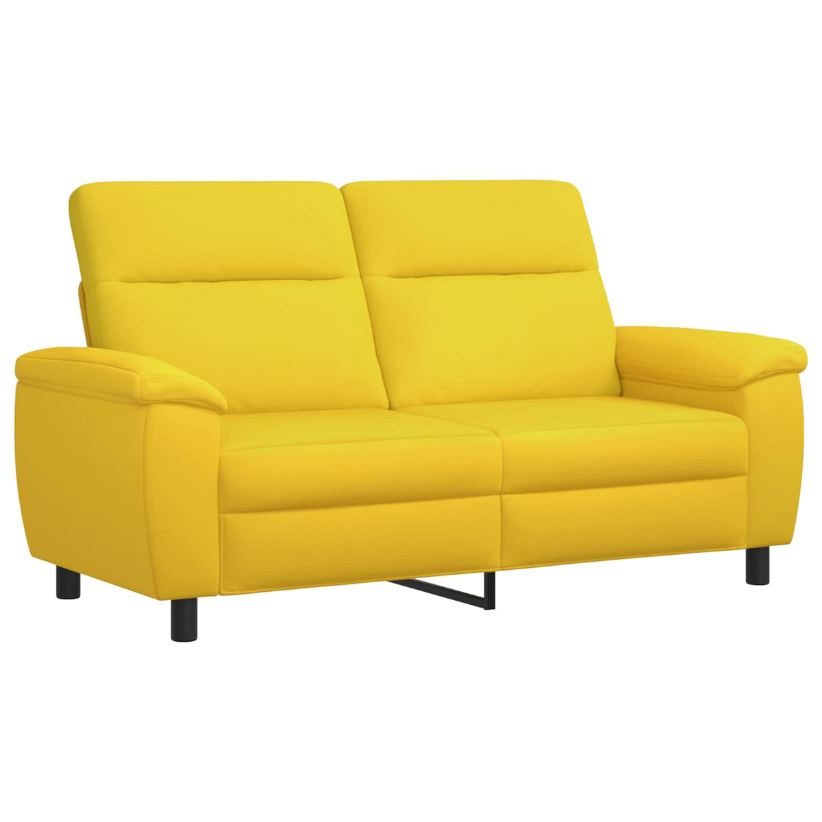Set sofe 2 pcs Svijetlo žuta Tkanina