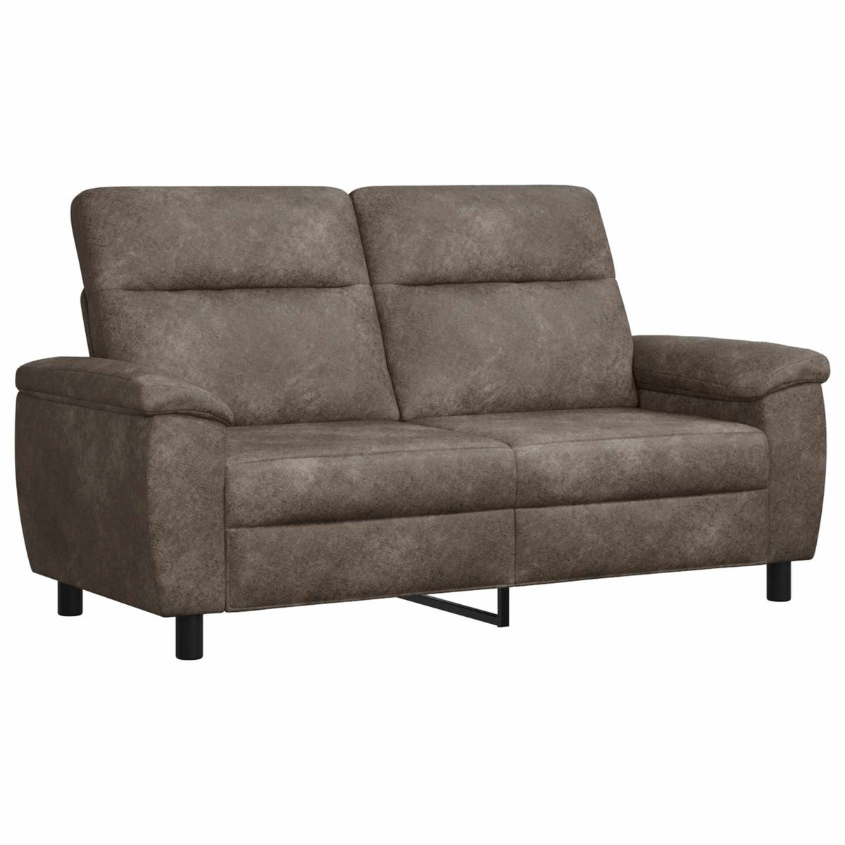 Set sofe 2 pcs Tamnosiva Umetnička suknja koža