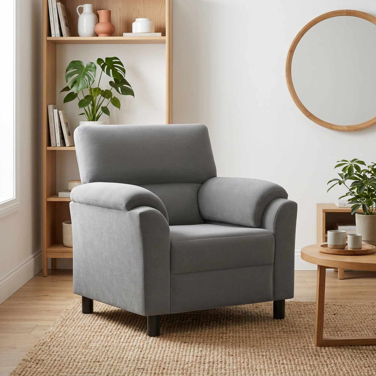 Sofa Tamnosiva 94 x 85 x 93 cm Baršun