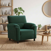 Sofa Tamnozelena 94 x 85 x 93 cm Baršun