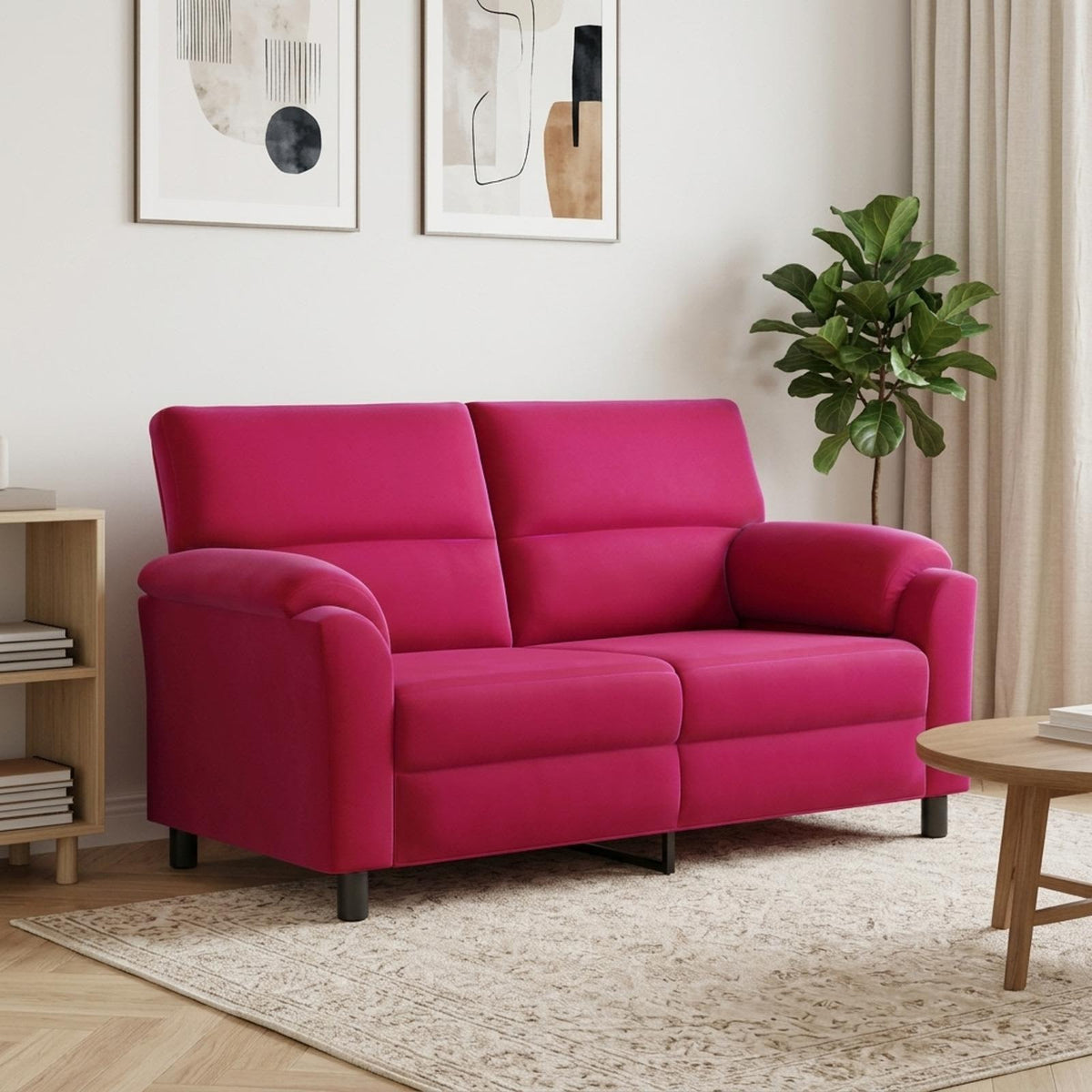 Sofa Vinska crvena 174 x 85 x 93 cm Baršun
