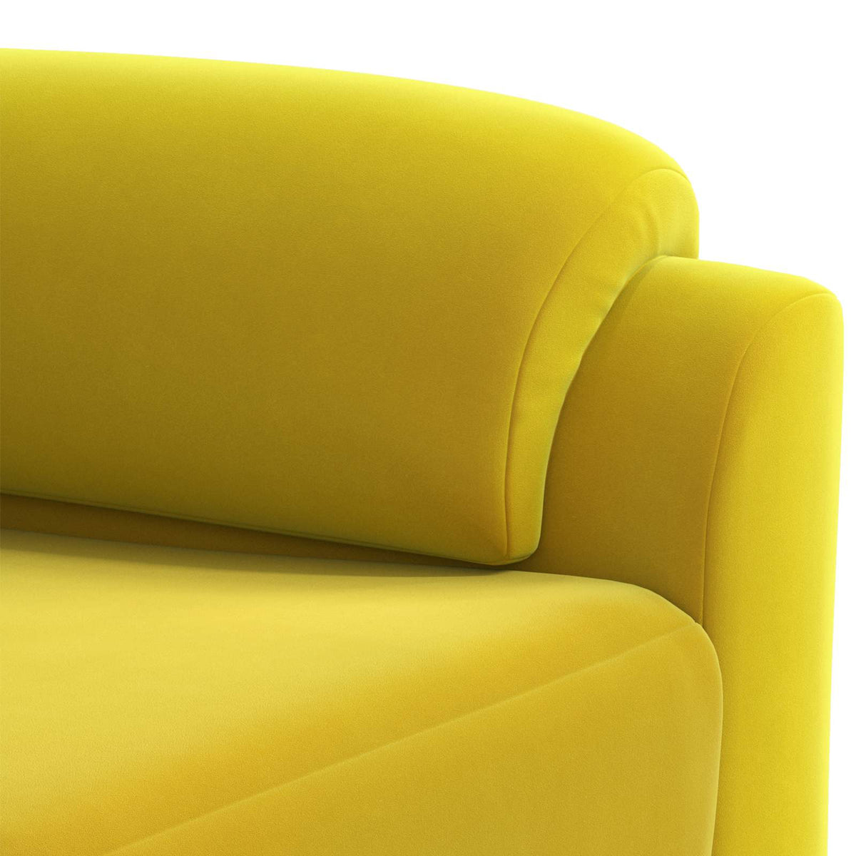 Sofa Žuta 174 x 85 x 93 cm Baršun
