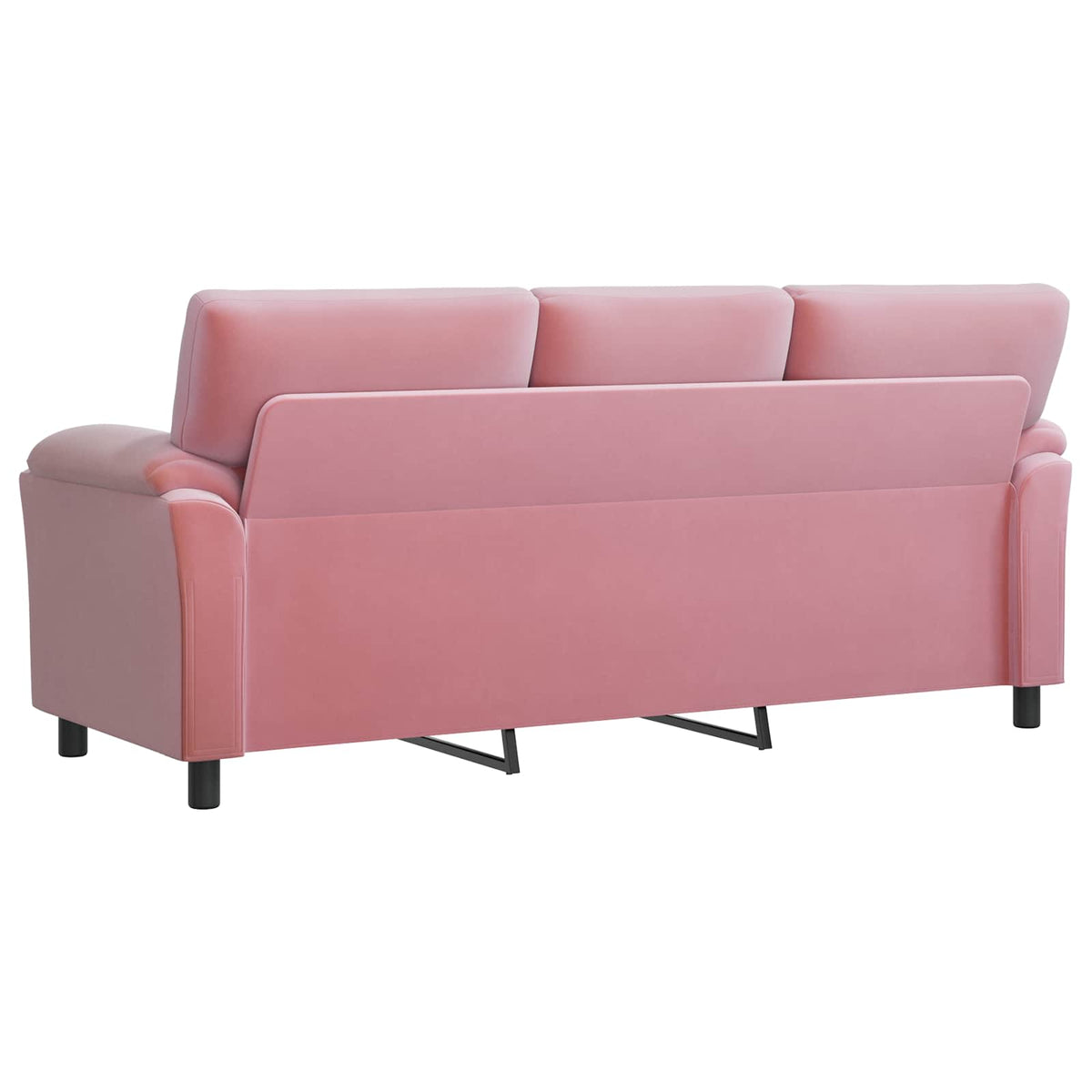 Sofa Ružičasta 214 x 85 x 93 cm Baršun