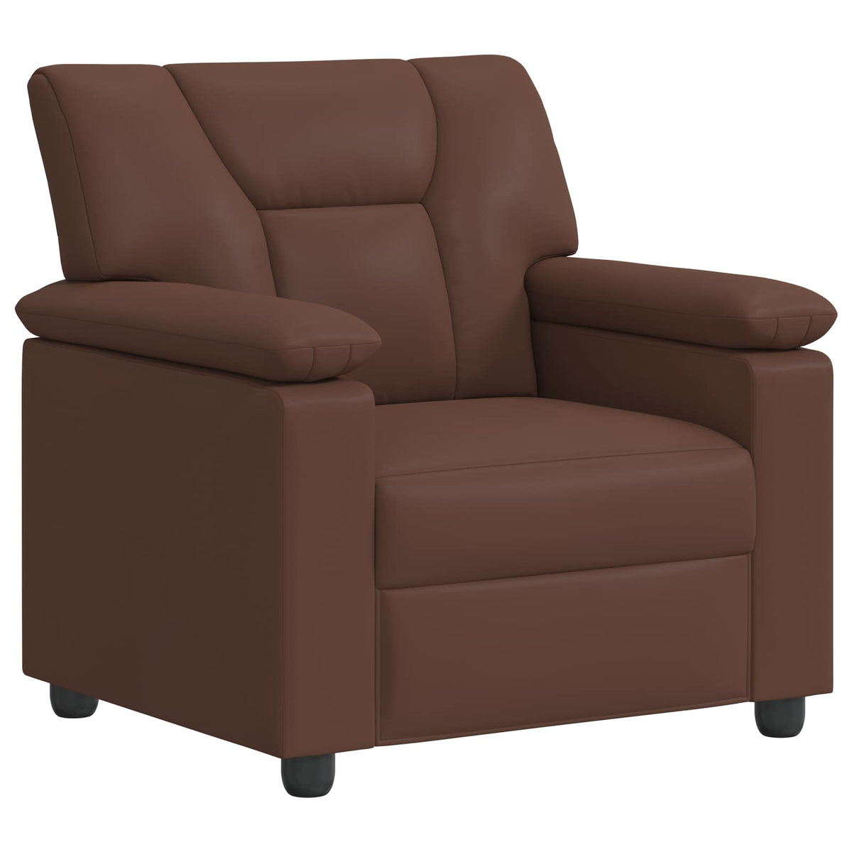 Sofa Smeđa 91 x 85 x 93 cm Umjetna koža