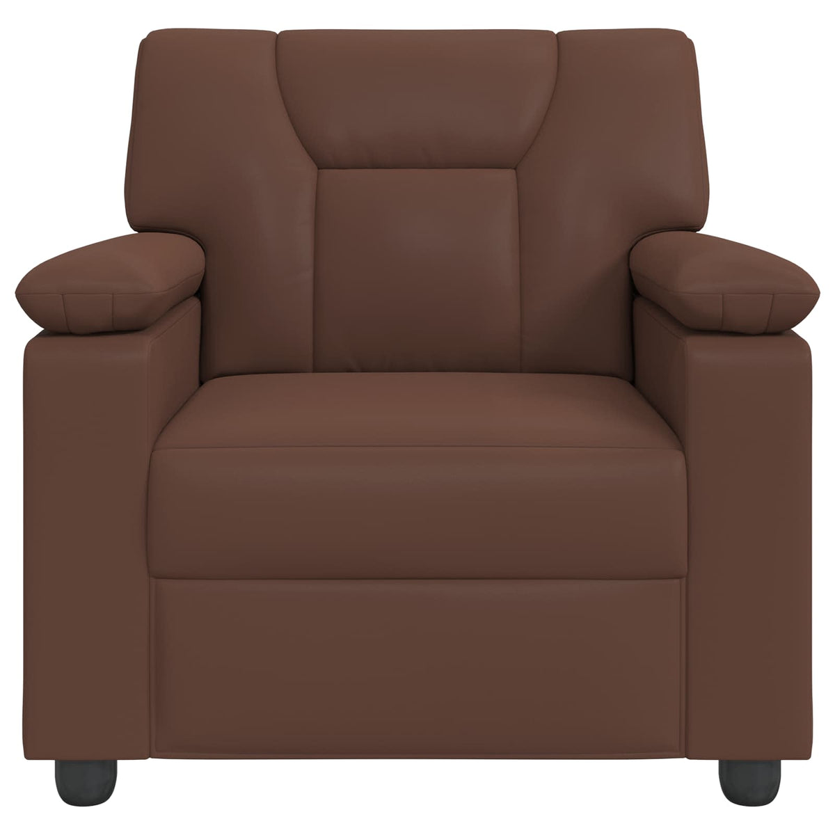 Sofa Smeđa 91 x 85 x 93 cm Umjetna koža