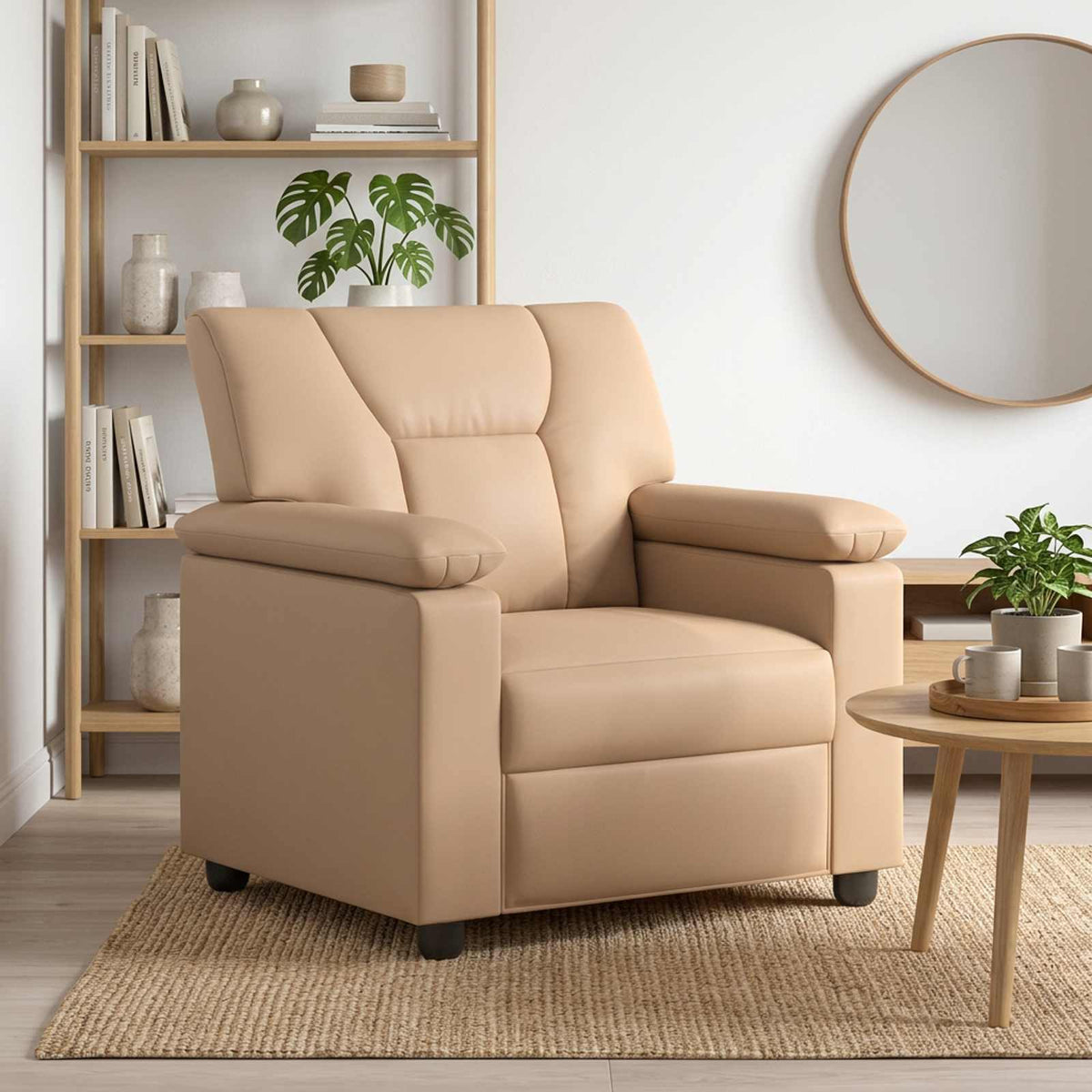 Sofa Boja cappuccina 91 x 85 x 93 cm Umjetna koža