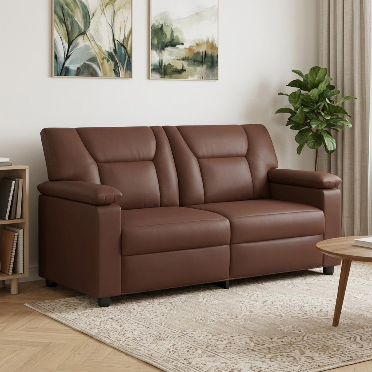 Sofa Smeđa 171 x 85 x 93 cm Umjetna koža