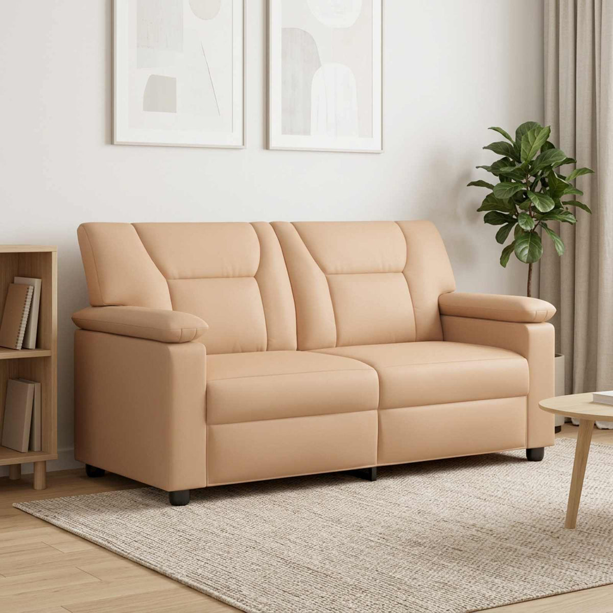 Sofa Boja cappuccina 171 x 85 x 93 cm Umjetna koža