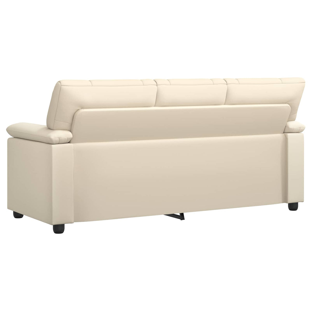 Sofa Krem 191 x 85 x 93 cm Umjetna koža