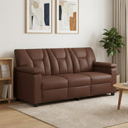 Sofa Smeđa 191 x 85 x 93 cm Umjetna koža