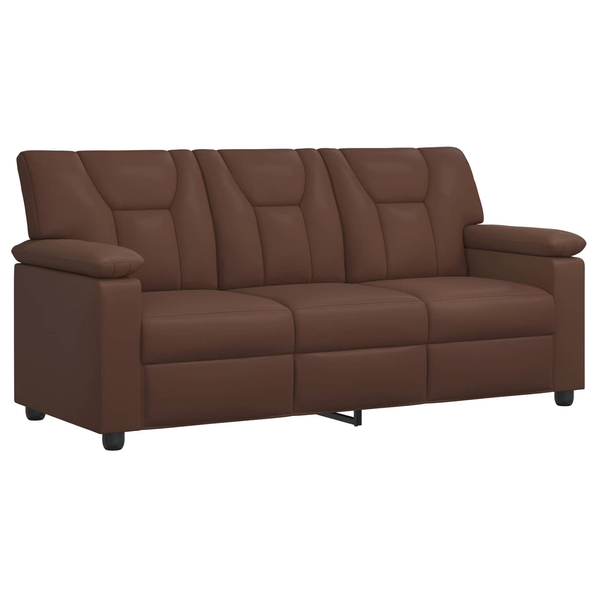 Sofa Smeđa 191 x 85 x 93 cm Umjetna koža
