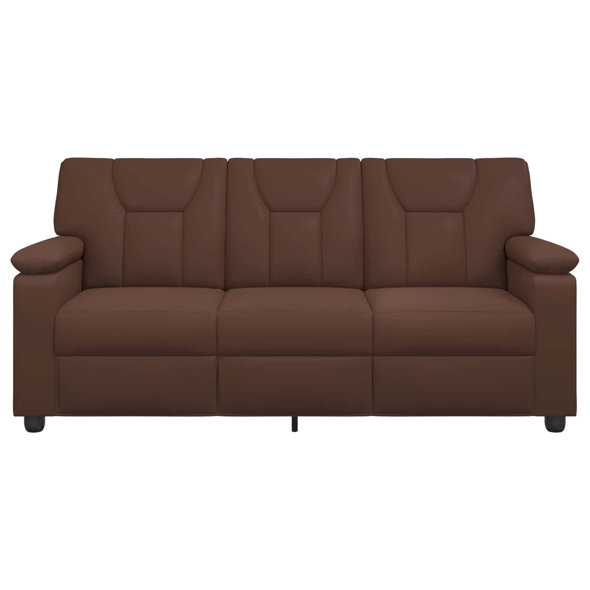 Sofa Smeđa 191 x 85 x 93 cm Umjetna koža