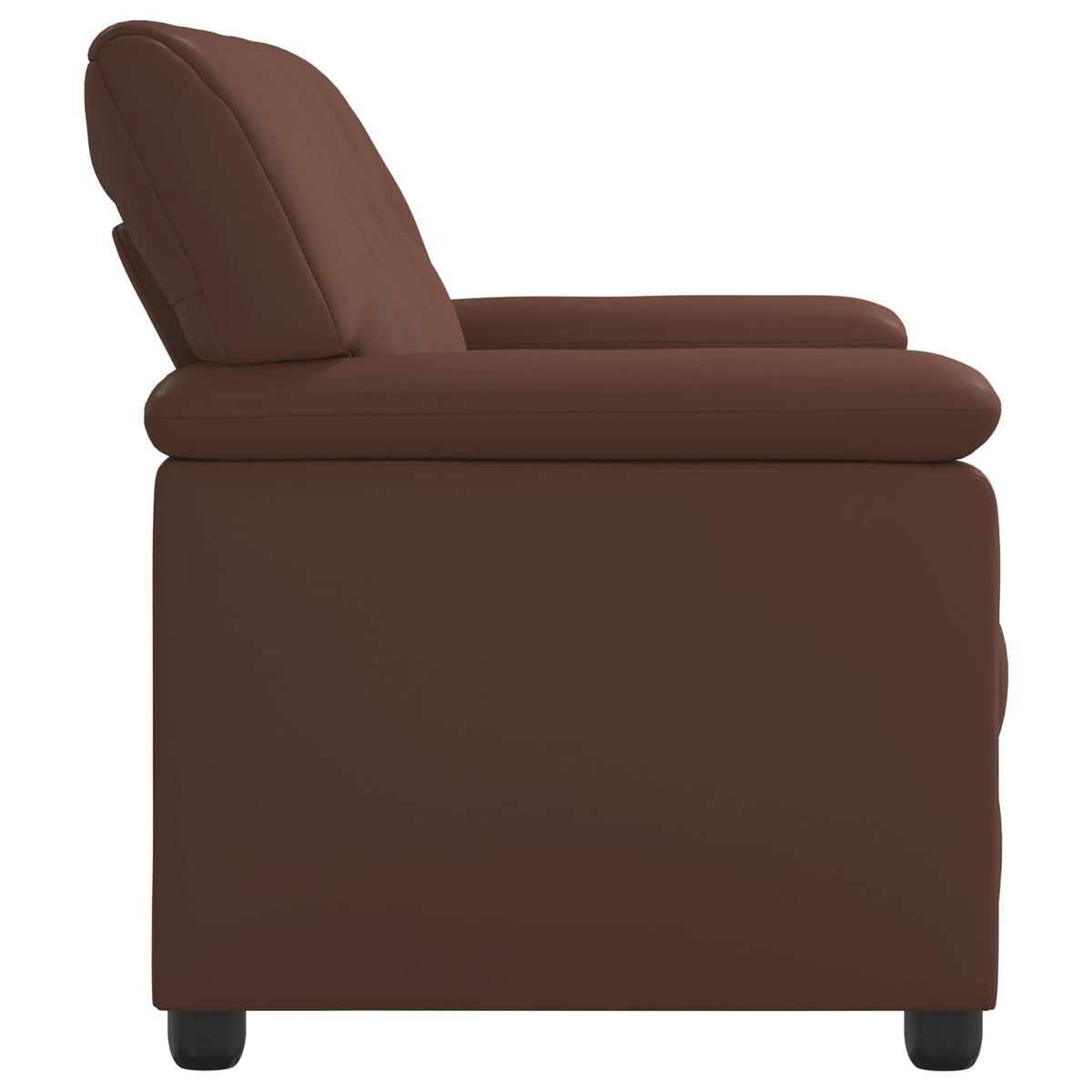 Sofa Smeđa 191 x 85 x 93 cm Umjetna koža