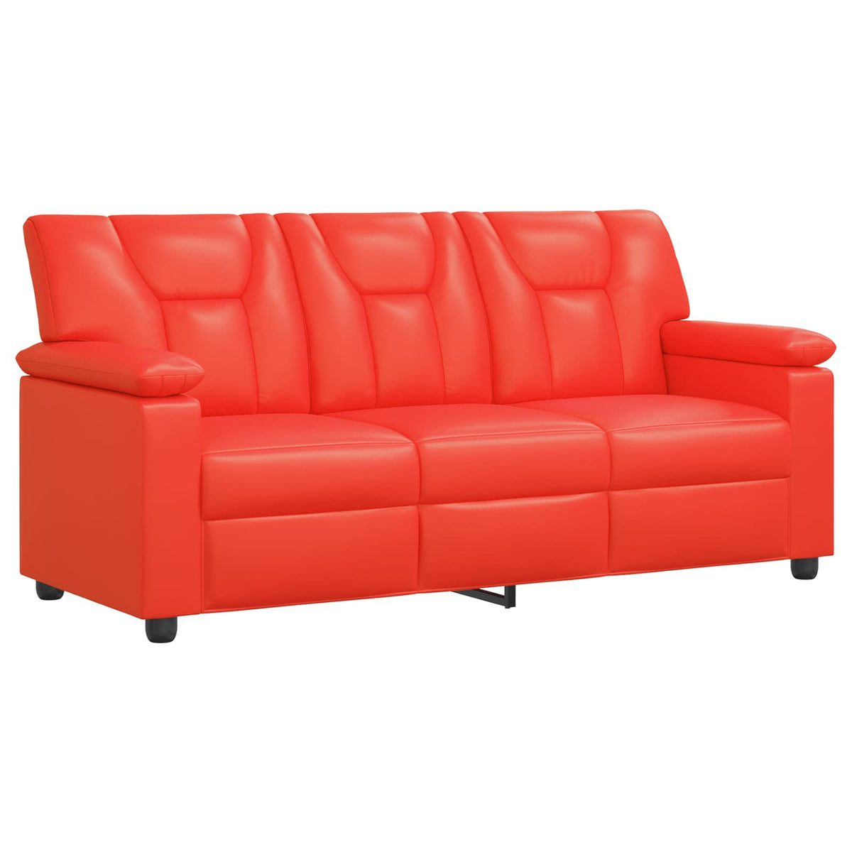Sofa Crvena 191 x 85 x 93 cm Umjetna koža