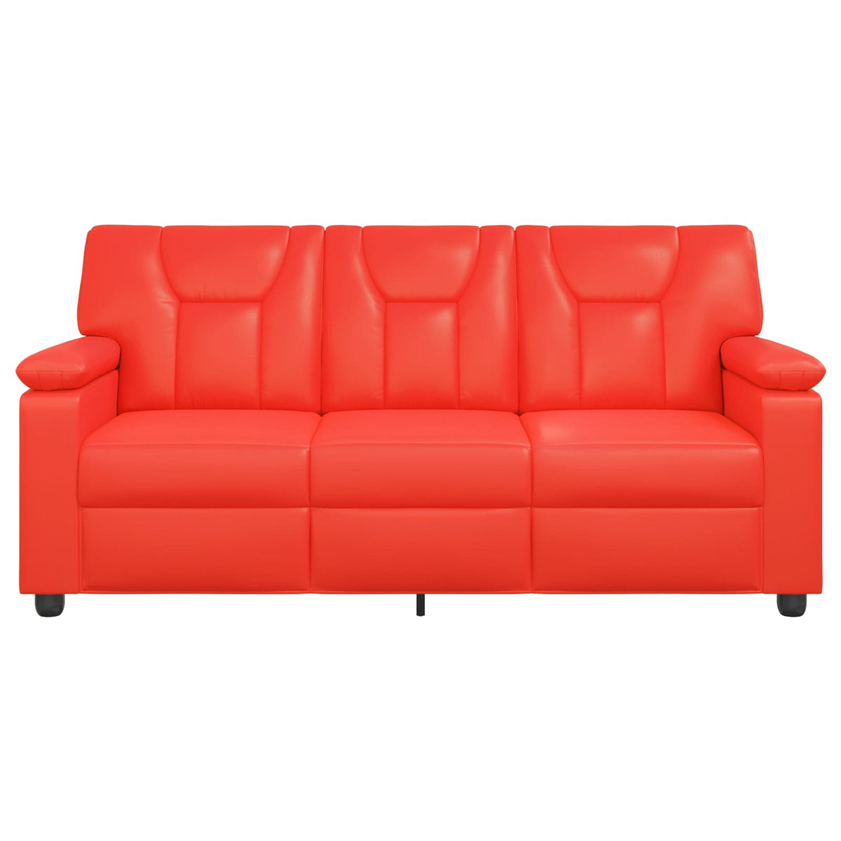 Sofa Crvena 191 x 85 x 93 cm Umjetna koža