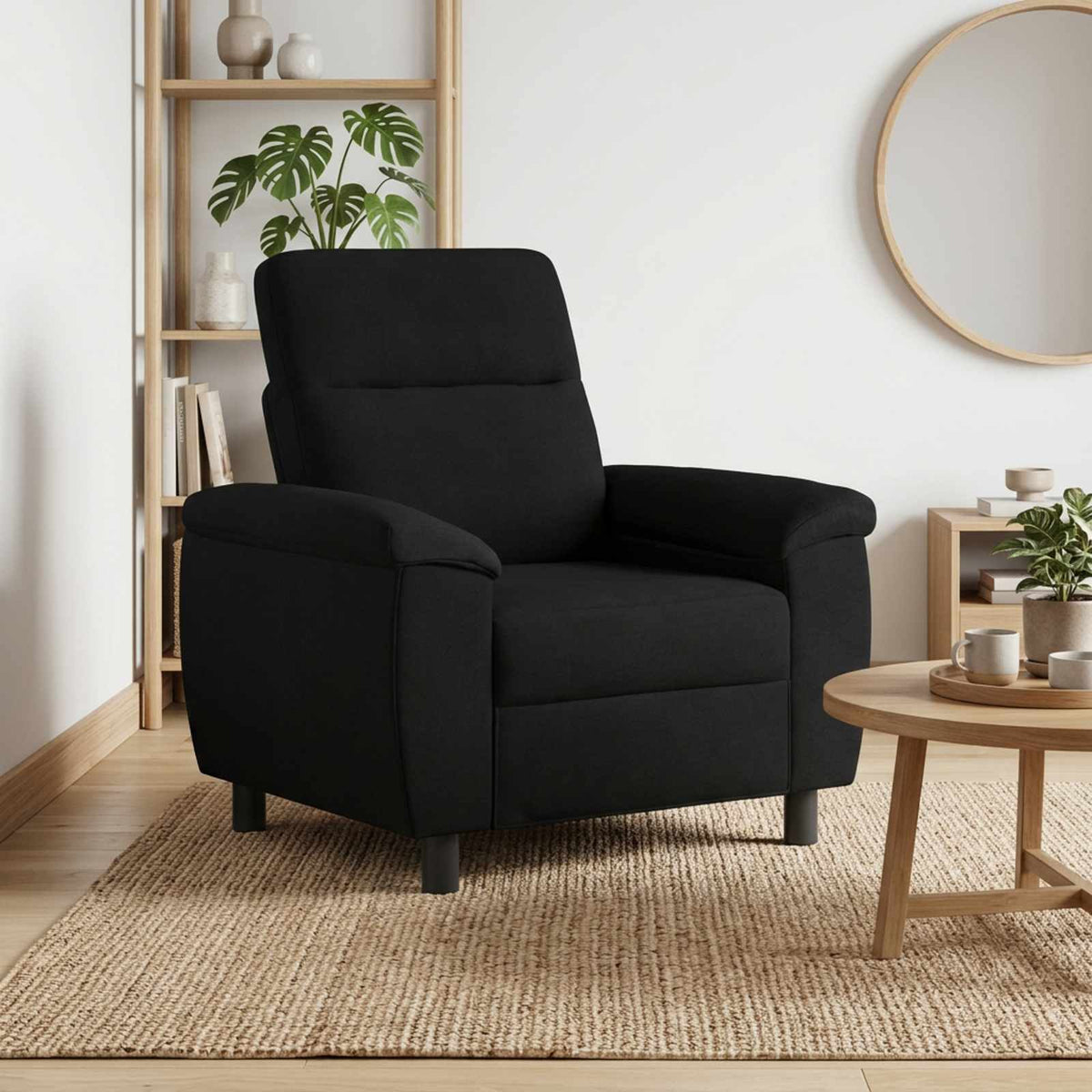 Sofa Crna 95 x 90 x 95 cm Tkanina